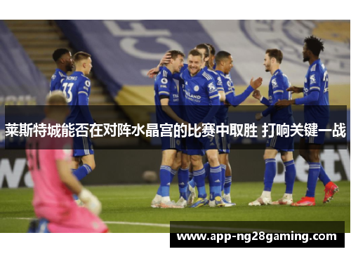 莱斯特城能否在对阵水晶宫的比赛中取胜 打响关键一战